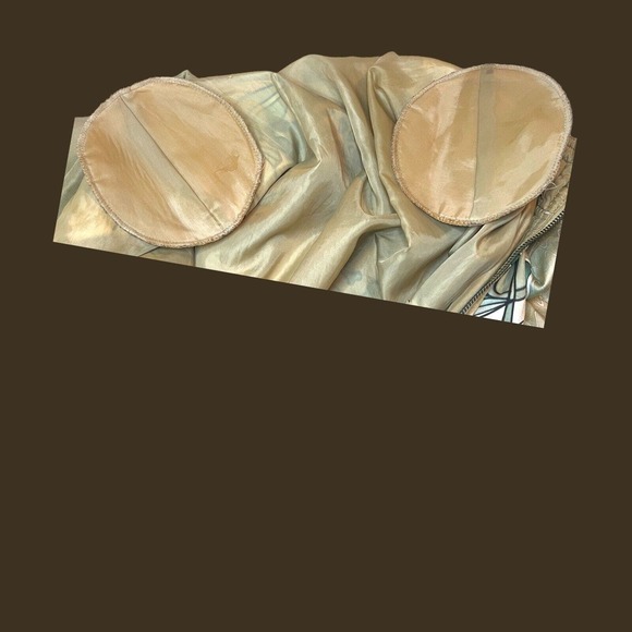 Muriel Women's Silk Track Suit Jacket Size XL Lined Cheetah Print Grandma Core - Picture 4 of 9